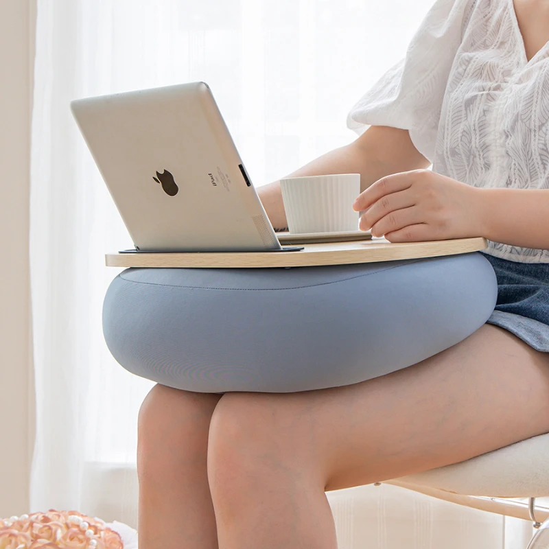 ‌ Magnetic Snap-Onโต๊ะตักหน่วยความจําโฟมCushionedแล็ปท็อปถาดErgonomicศึกษาตารางสําหรับเตียง/โซฟา/หอพักAnti-Slipผู้ถือหนังสือ
