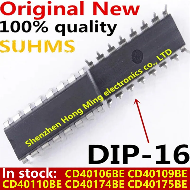 (10 Stück) 100 % neu CD40106BE CD40109BE CD40110BE CD40174BE CD40175BE DIP