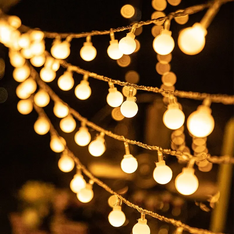 3 M/6 M/10 M/12 M ไฟ LED Fairy USB/แบตเตอรี่ Garland คริสต์มาส/ปีใหม่ Festoon ไฟ LED String สําหรับตกแต่งบ้าน
