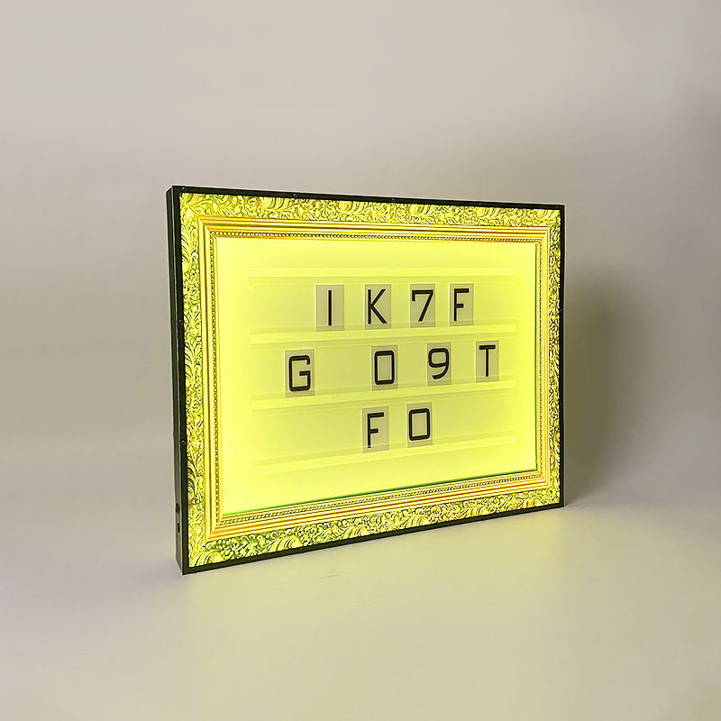 Geburtstags feier führte alten Spiegel rahmen klassischen Festzelt Message Board veralteten Muster austauschbaren Brief Zeichen VIP-Service