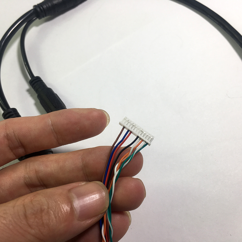 Кабель Ethernet Lan PoE Сетевой кабель RJ45 12-контактный 8-жильный для купольной камеры Dahua ip