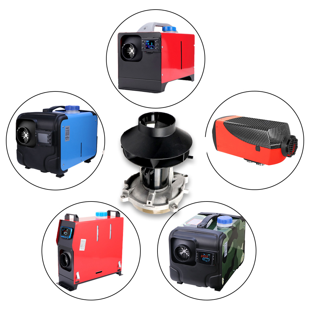 12 V/24 V 5KW エアパーキングヒーターブロワー燃焼ファンアセンブリモータースタートエンジン部品ディーゼルエアパーキングヒーター D2 D4 エアファン