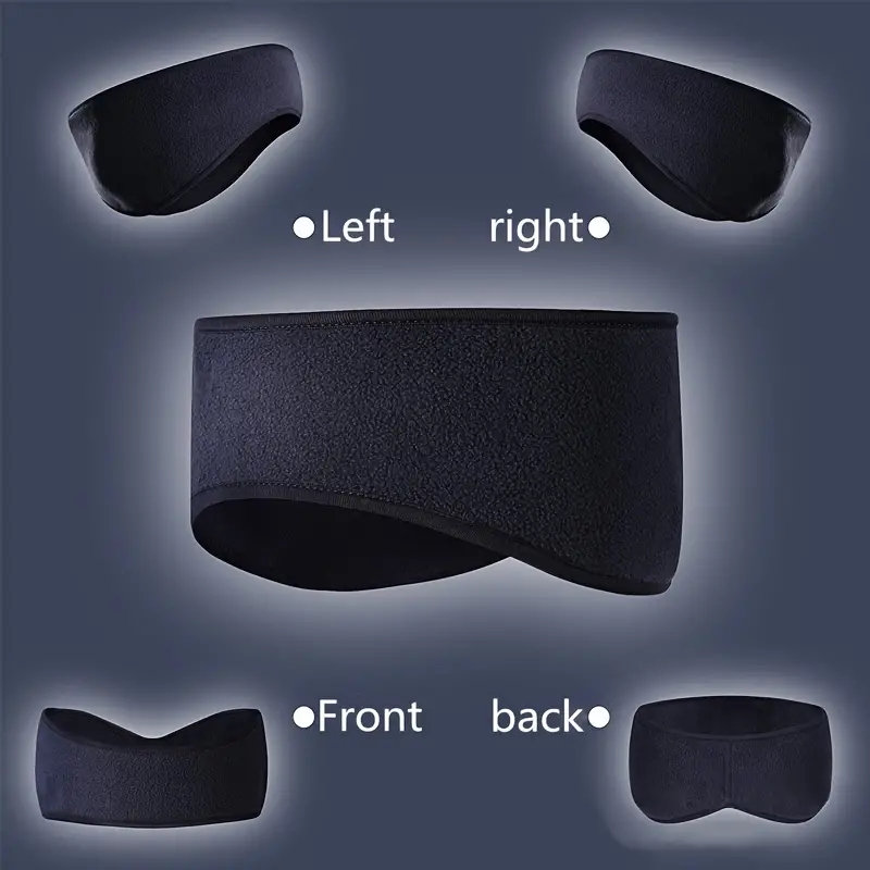1 stks polar fleece oorwarmer mof winter hoofdband oorwarmers hoofdband voor mannen vrouwen hardlopen skiën buitensporten