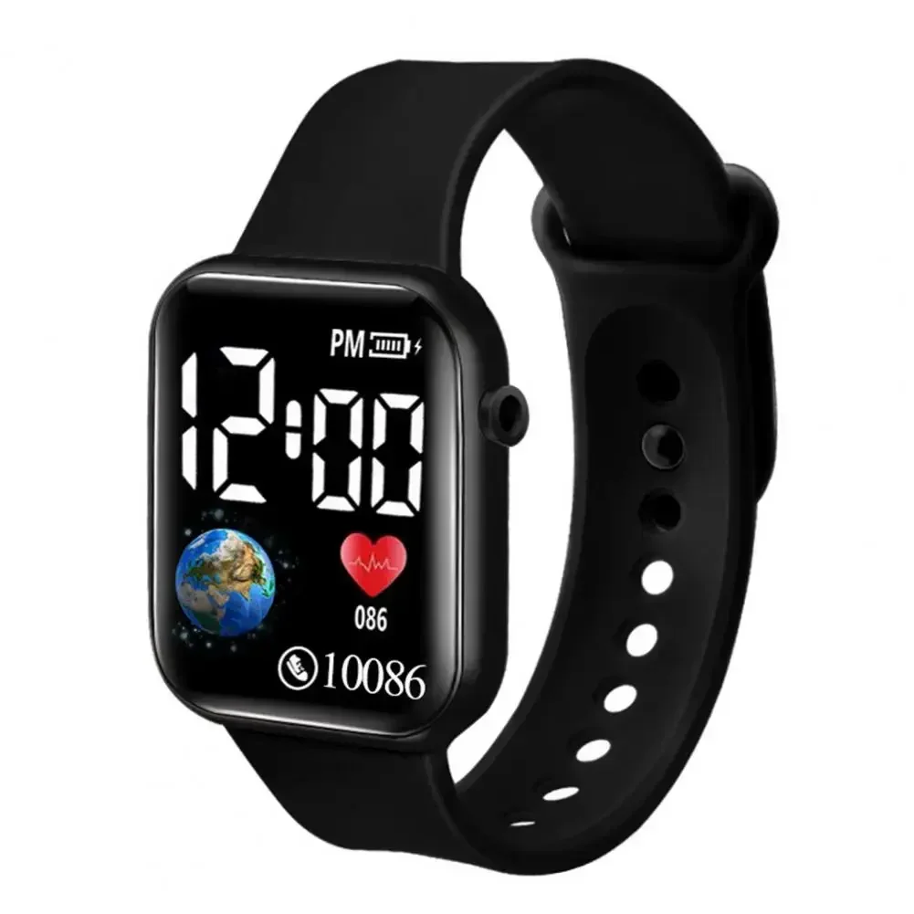 2025 led relógio digital moda relógio eletrônico casual relógio de pulso crianças meninos meninas esportes relógios à prova dwaterproof água reloj hombre