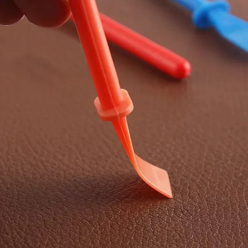 20 stuks lijmstrooiers, polypropyleen lijm uitstrijkje applicator, schilderij schrapers voor handgemaakte doe-het-zelf kunst lederen hobbygereedschap