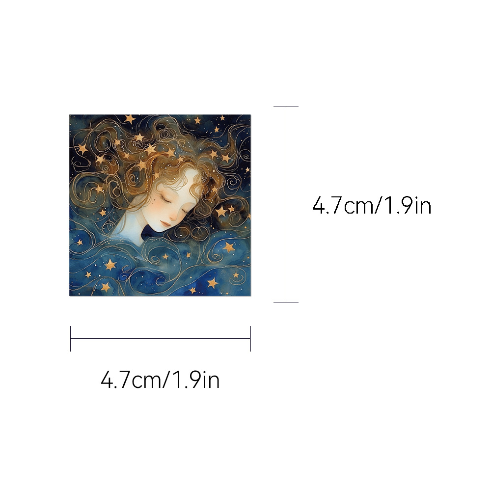 Pegatinas de dibujos animados para niños, calcomanías estéticas de Luna Astral, grafiti, juguete para niños, botella de agua, portátil, decoración de cuaderno, 10/30/50 piezas