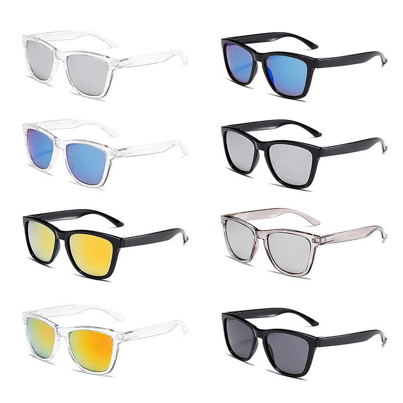 Gafas de sol polarizadas Retro Para hombre y mujer, lentes transparentes de visión nocturna, de diseñador de marca, UV400