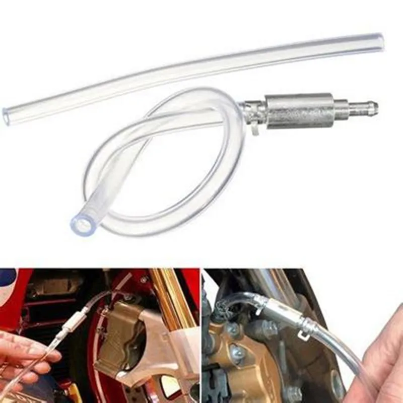 Motocicleta Freio Oil Fluid Pump Bleeder Clutch Mangueira Hidráulica Sangramento Substituição Adaptador Tubo Auto Brake Fluid Oil Change Tool