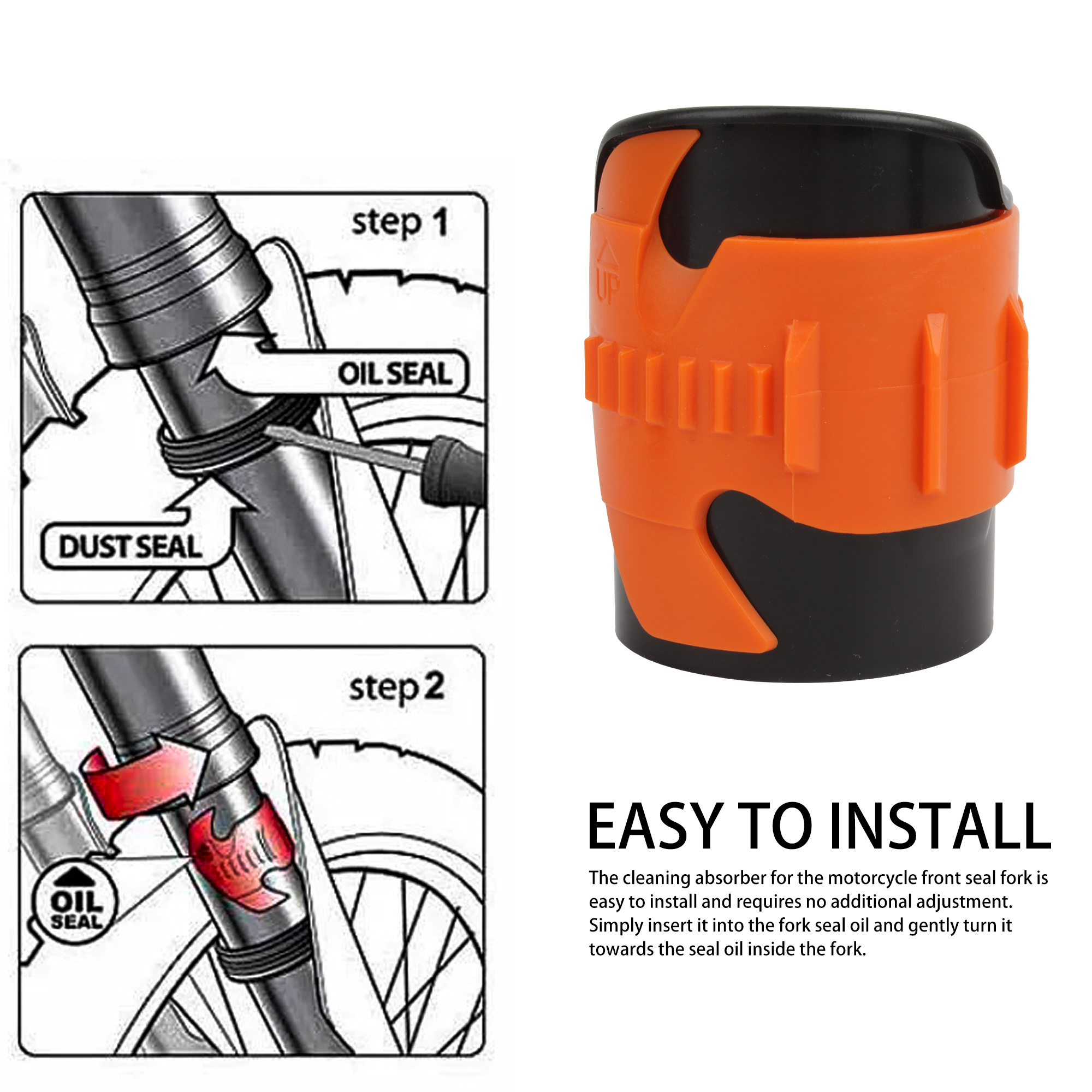 Ferramenta de limpeza de amortecedor dianteiro de motocicleta universal para manutenção de suspensão de bicicleta de sujeira profissional acessórios de motocross