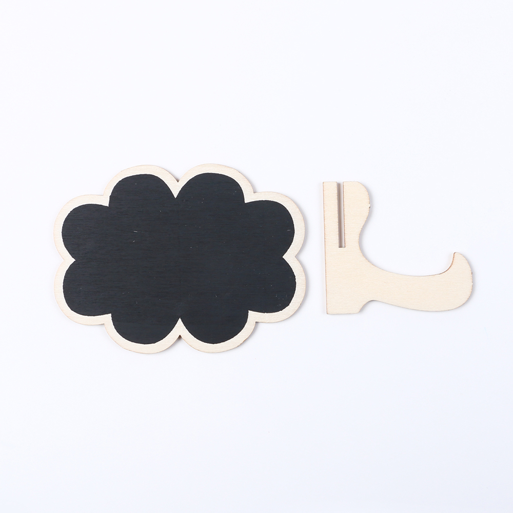 10Pcs Chalkboard Labels With Easel Mini Chalkboard Signs Wooden Chalkboards for Weddings Birthday Message