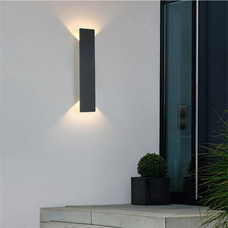Modern Led Waterproof Outdoor Up Down Wall Lamp IP65 Aluminum 18w LED Wall Light Indoor Decorated Wall Sconce