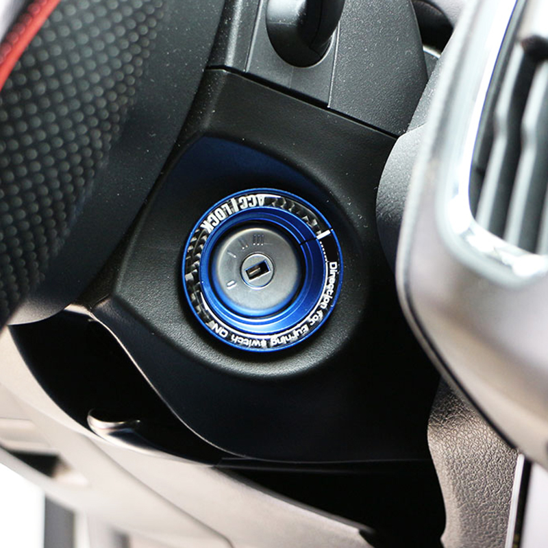 Nhôm Xe Đánh Lửa Công Tắc Khóa Vòng Bao Lỗ Chìa Khóa Vòng Tròn Dán Cho Xe Ford Focus 2 3 4 MK2 MK3 MK4 kuga Thoát Mondeo
