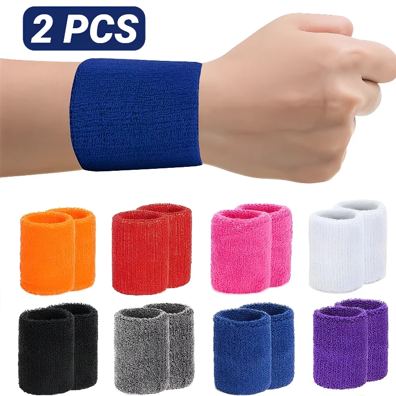 8 × 10 CM Asciugamano Braccialetti sportivi Fasce per il sudore da tennis Protezione per il polso per basket Pallavolo padel Fasce per il fitness Avvolgere Padel Cuf