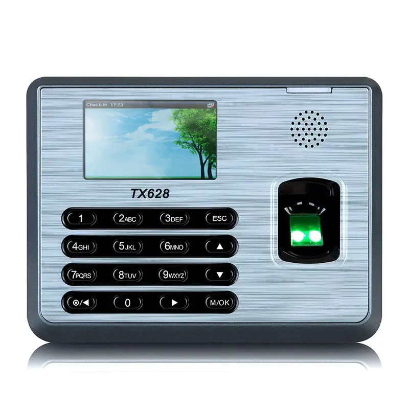 ZKTeco TX628 Fingerabdruck-Zeiterfassungsmanagement Webserver-Funktion Biometrisches Gerät für 3000 Benutzer