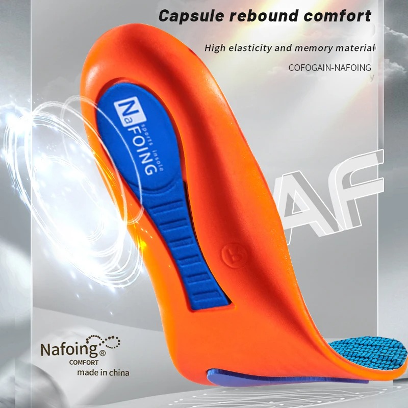 Orthotic Insole Arch Support Flatfoot Running Insoles for Shoes Sole Orthopedic Insoles Shock-absorbing sports insoles New style