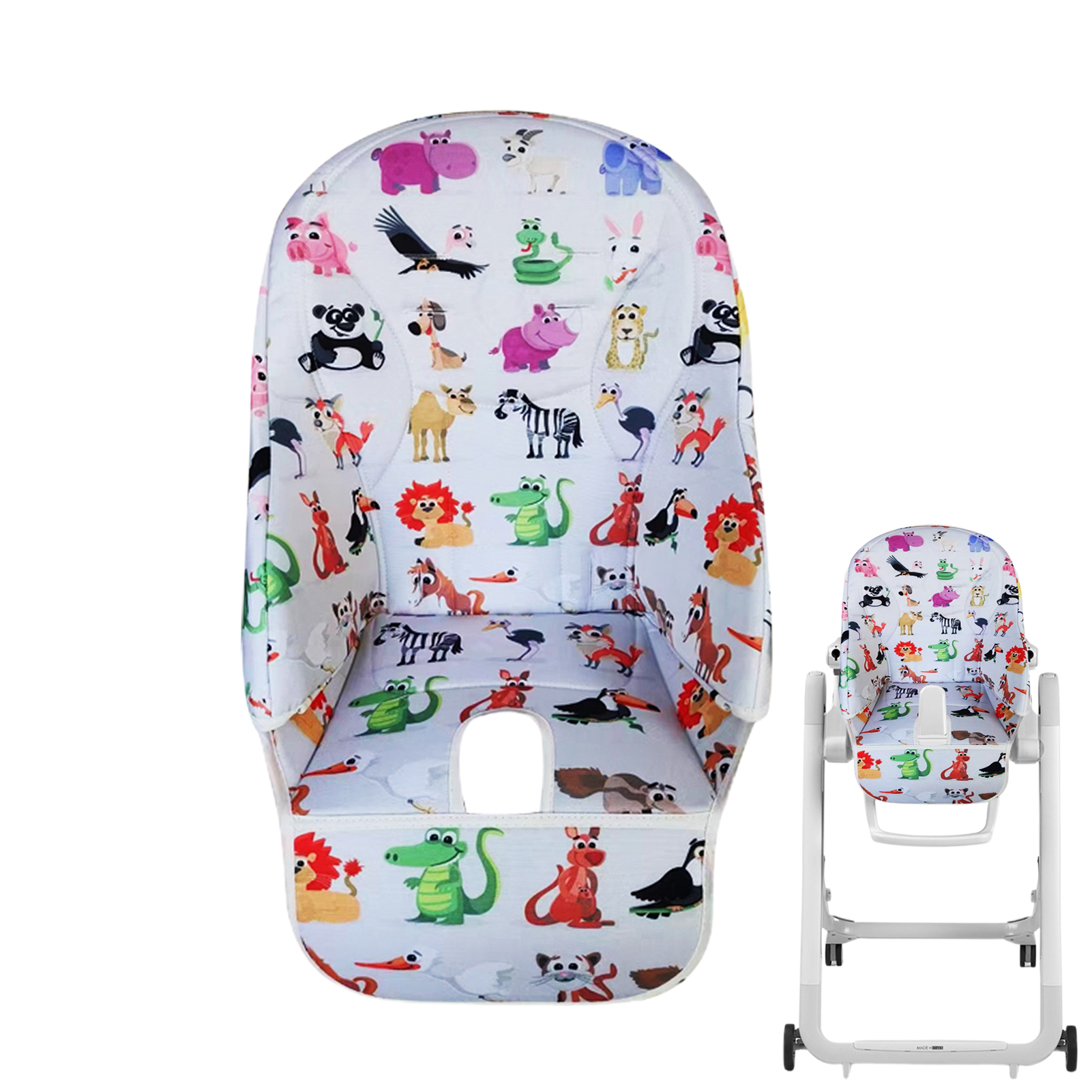 เก้าอี้รับประทานอาหารเด็กที่นั่งเบาะสําหรับ Peg Perego สําหรับ Siesta Zero3 สําหรับ Baoneo สําหรับ Kosmic Jané Oxford ผ้าเด็กเก้าอี้รับประทานอาหาร
