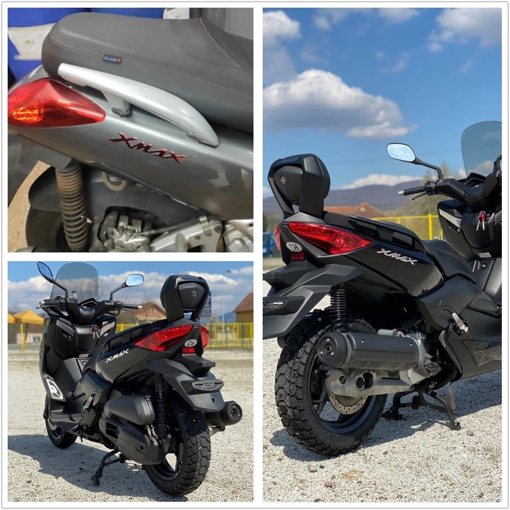 Calcomanía con emblema de Gel de resina 3D para guardabarros, pegatinas con logotipo de tanque de combustible para Yamaha X-MAX XMAX 125 250 300 400, decoración de motocicleta, 2 uds.
