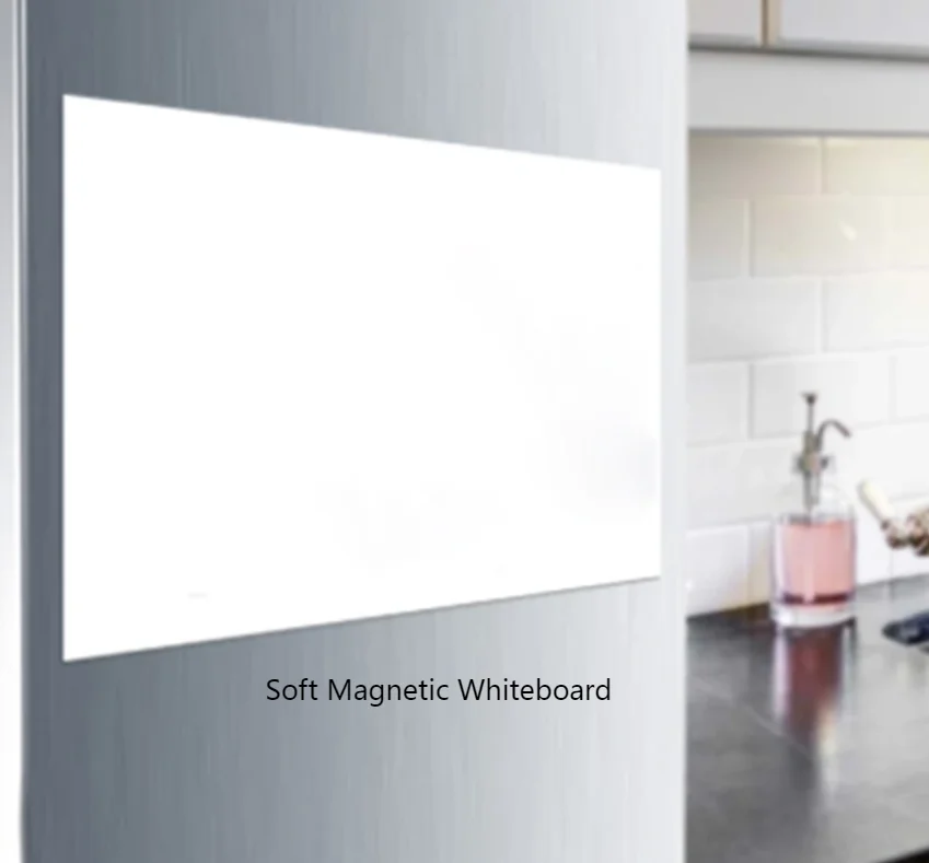 Magnetic Fridge Whiteboard Erasable Message Soft Board For Office Kitchen School Teaching Refrigerator Writing Board Portable