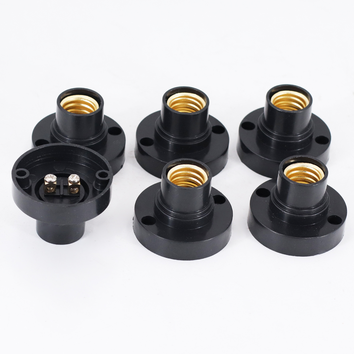 10 pçs nova base de lâmpada parafuso e14 suporte da lâmpada socke base lâmpada soquete titular adaptador