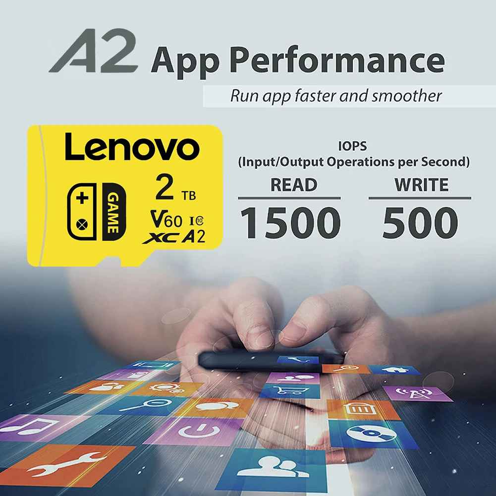 Lenovo 2TB Micro TF sd Card memory card microSDXC For Nintendo Switch game Storage128GB Up to100Mb/s 512GB Switch Memory Card