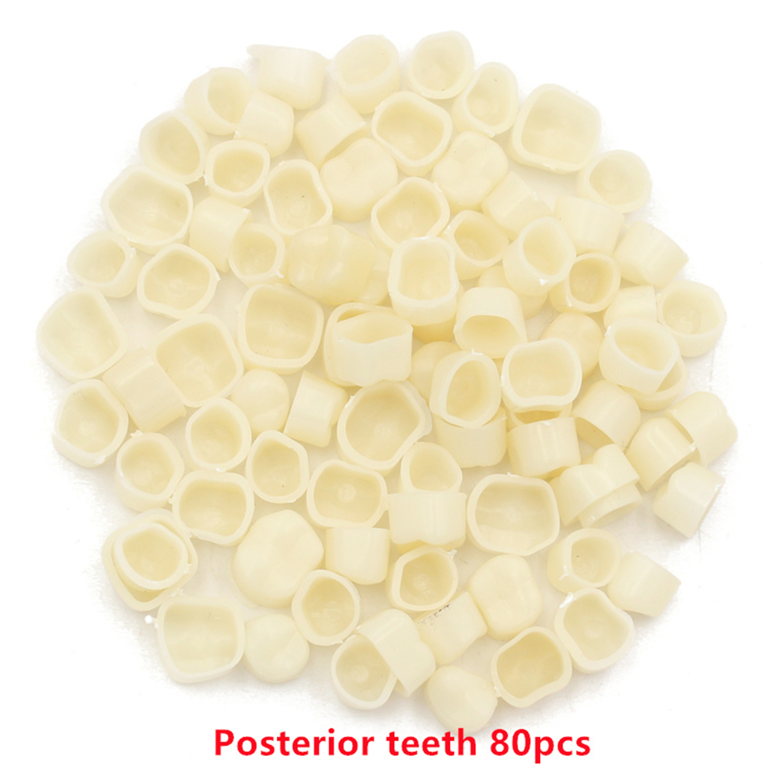 Corone per denti temporanei Copri riempimento Accessorio per denti rotti mancanti per il ritenocco del foro per i denti