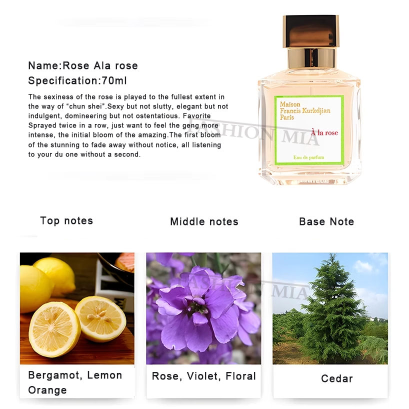 ​ 70 ml Hohe Qualität Marke Anhaltenden Duft Eau De Parfum Frauen Parfüm Blumen Duft Pheromon Männer Köln Balminess Körper Spra