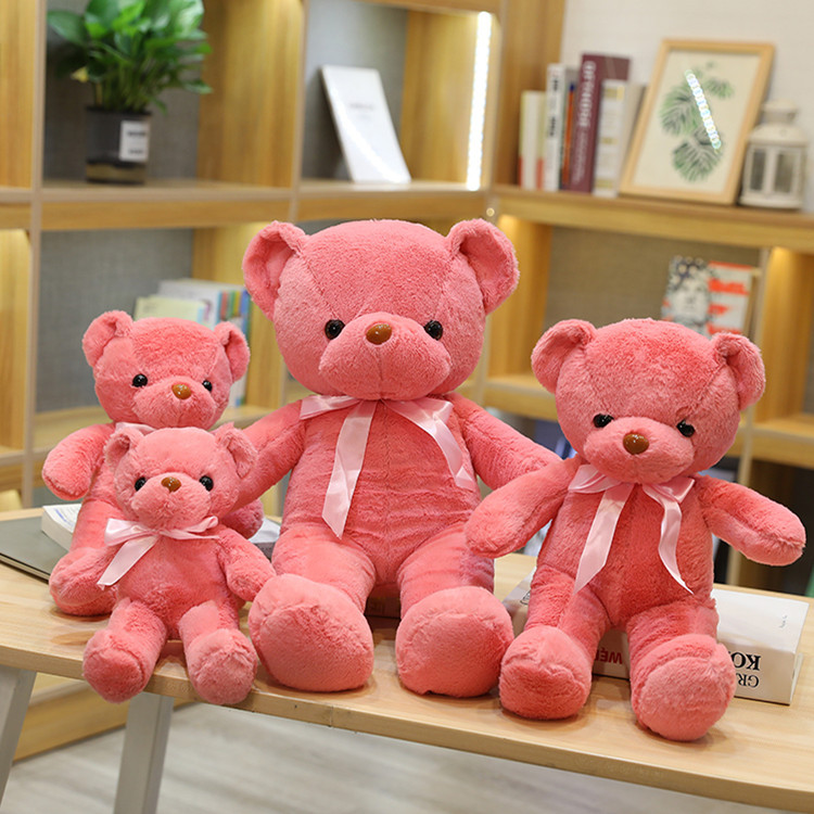 ตุ๊กตา Stitch ยัดไส้ตุ๊กตาหนานุ่มหมีนุ่ม30ซม. 10สไตล์ตุ๊กตาหมีเท็ดดี้สีชมพูเทาขาว kado ulang tahun น่ารักสำหรับเด็กผู้หญิงเด็กผู้ชาย