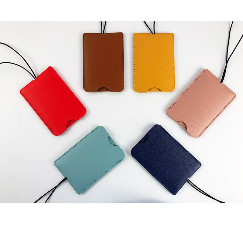 Maleta de cuero PU, etiqueta colgante para equipaje, bolso, multicolor, extraíble, portátil, accesorios de viaje, etiqueta de dirección de identificación de nombre