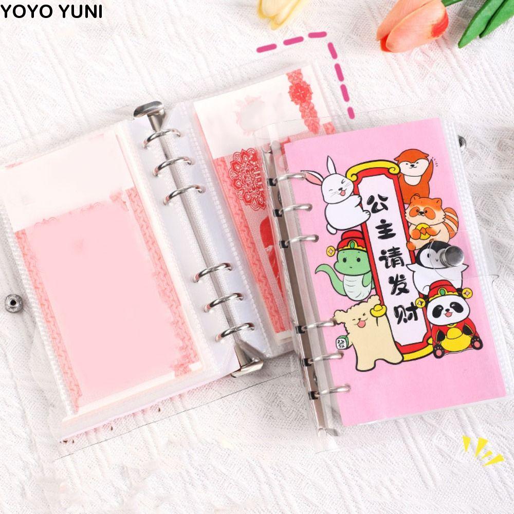 Мода A6 экономия денег переплет ПВХ портативный планировщик-органайзер кошелек для хранения водонепроницаемая книга канцелярские принадлежности