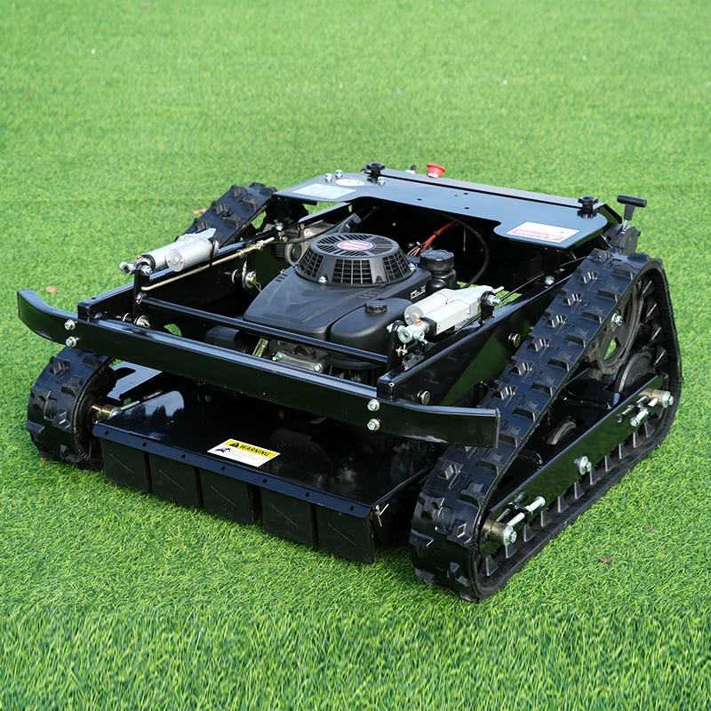 Maßgeschneiderter ferngesteuerter Raupenmäher, selbstfahrender Akku-Mäher, Roboter, 4-Takt-Traktor, Unkrautjäter, Euro 5, Emissionsstandard