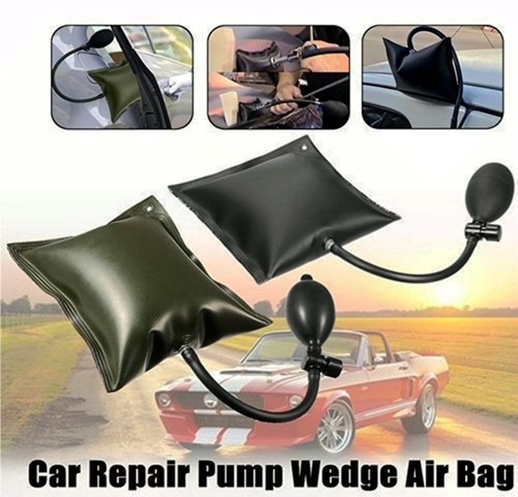 Professionelle Auto Tür Fenster Offene Airbag Pumpe Keil Pad Eintrag Aufblasbare Shim Werkzeuge Universal Luftpumpe Keil Hand Werkzeug Schwarz