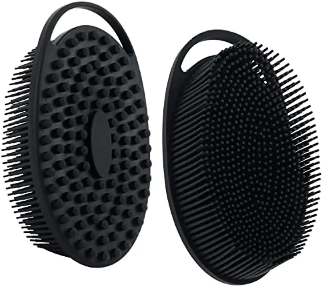 Novo purificador corporal de silicone esfoliante, chuveiro de bebê, escova de massagem suave para spa, limpador para lavagem corporal, escova para costas, ferramenta de banho