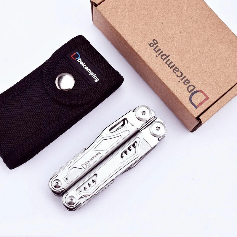 Daicamping DL1 Phụ Dao Cắt Đa Năng Gấp Gọn EDC Gấp Multitools Kéo Thấy Kẹp Đa Dụng Cụ/Kẹp Kìm