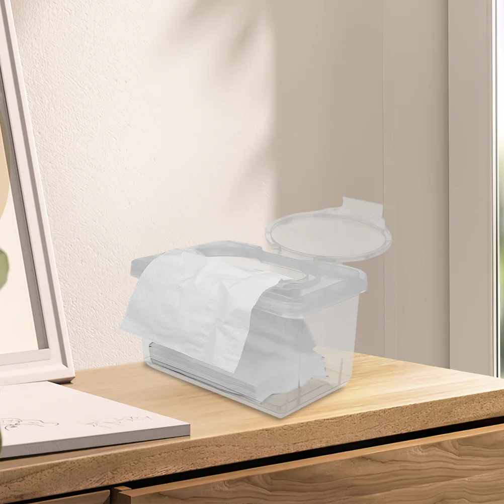 2 pçs caso toalhetes do bebê dispensador de toalhetes reutilizáveis com anel de silicone selado recipiente de toalhetes de retenção de umidade para o berçário do banheiro
