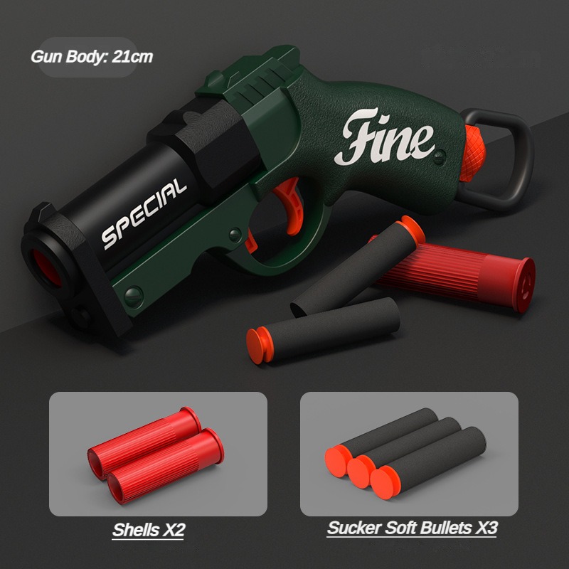 S686 escopeta con ventosa balas modelo de pistola de juguete balas suaves carcasa de pistola lanzador de eyección al aire libre Cs Pubg juego Prop niños adultos regalos