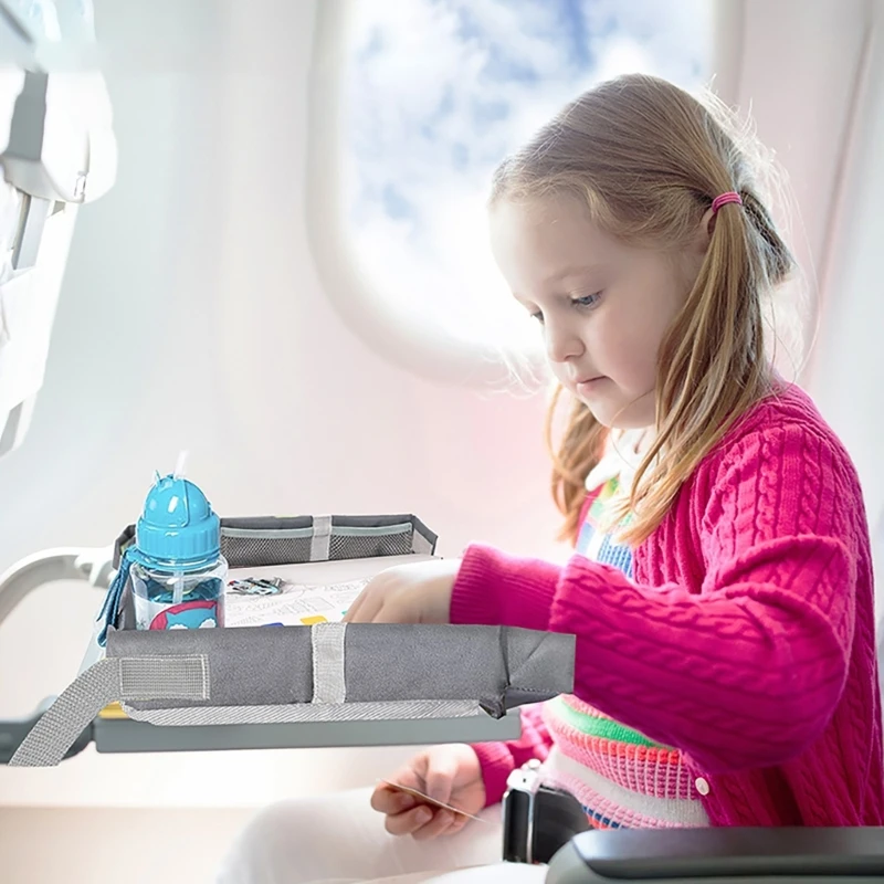 Reisetablett für Kinder, faltbare Schreibtisch-Unterhaltungsstation, Tafel zum Zeichnen