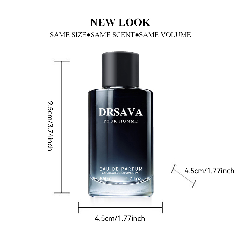 50ML 1.7FL.OZ DRSAVA フゼア香水男性用、フェロノマス ラベンダー シダー フレグランス、ロングラスティング オードパルファム香水 Hombre