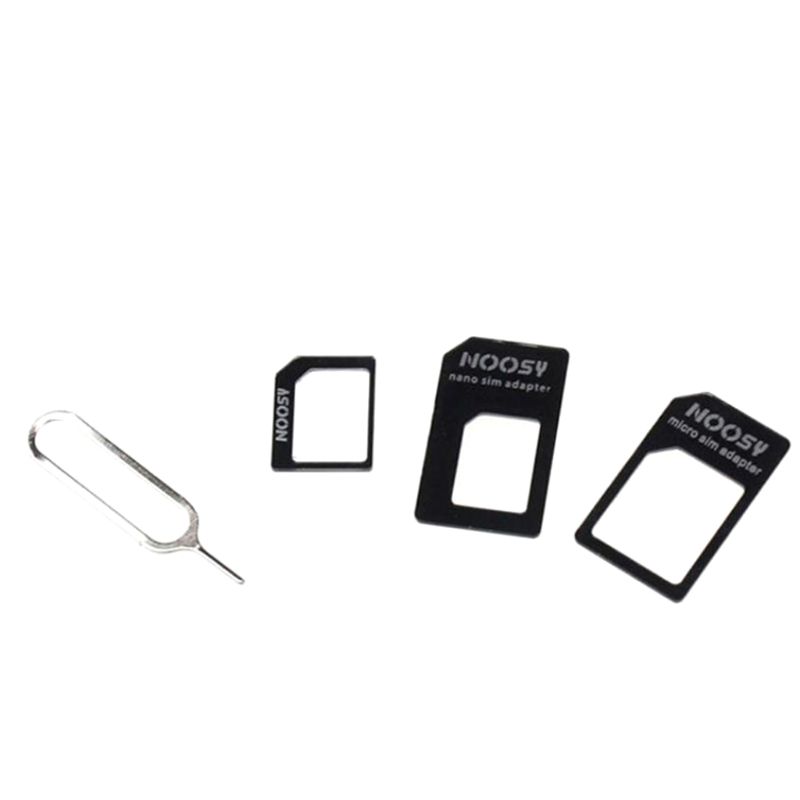Konwerter karty NanoSIM na Micro Standard Adapter do telefonu Adapter karty SIM Konwertuj uniwersalne telefony na Nano Sim 4 w 1