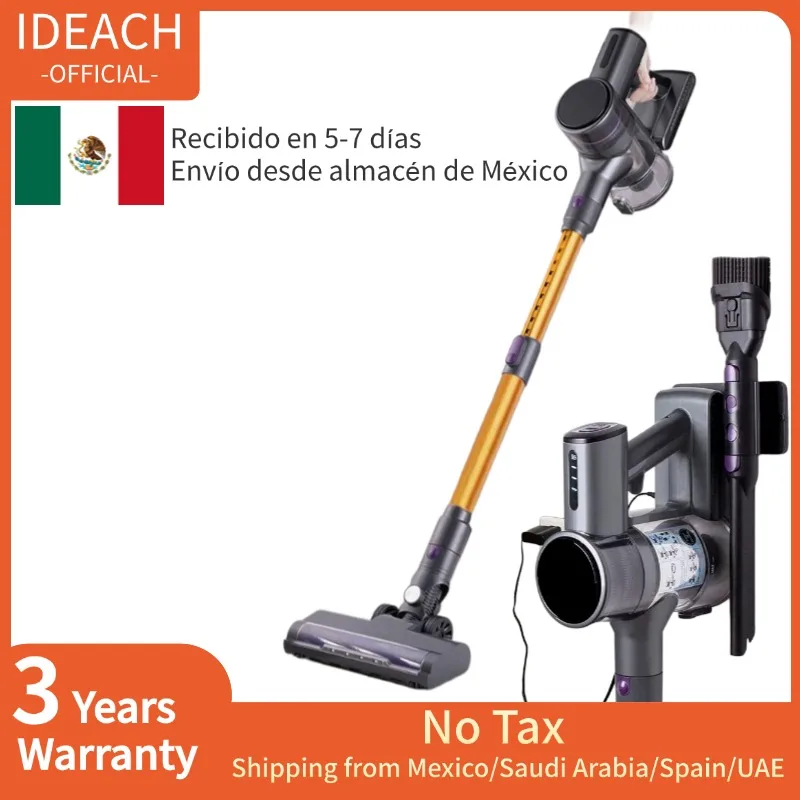 Powerful Wireless Handheld Vacuum Cleaner For Home,30kPa Strong Suction,Vertical Electric Broom,LED Lighting Wireless Cleaner