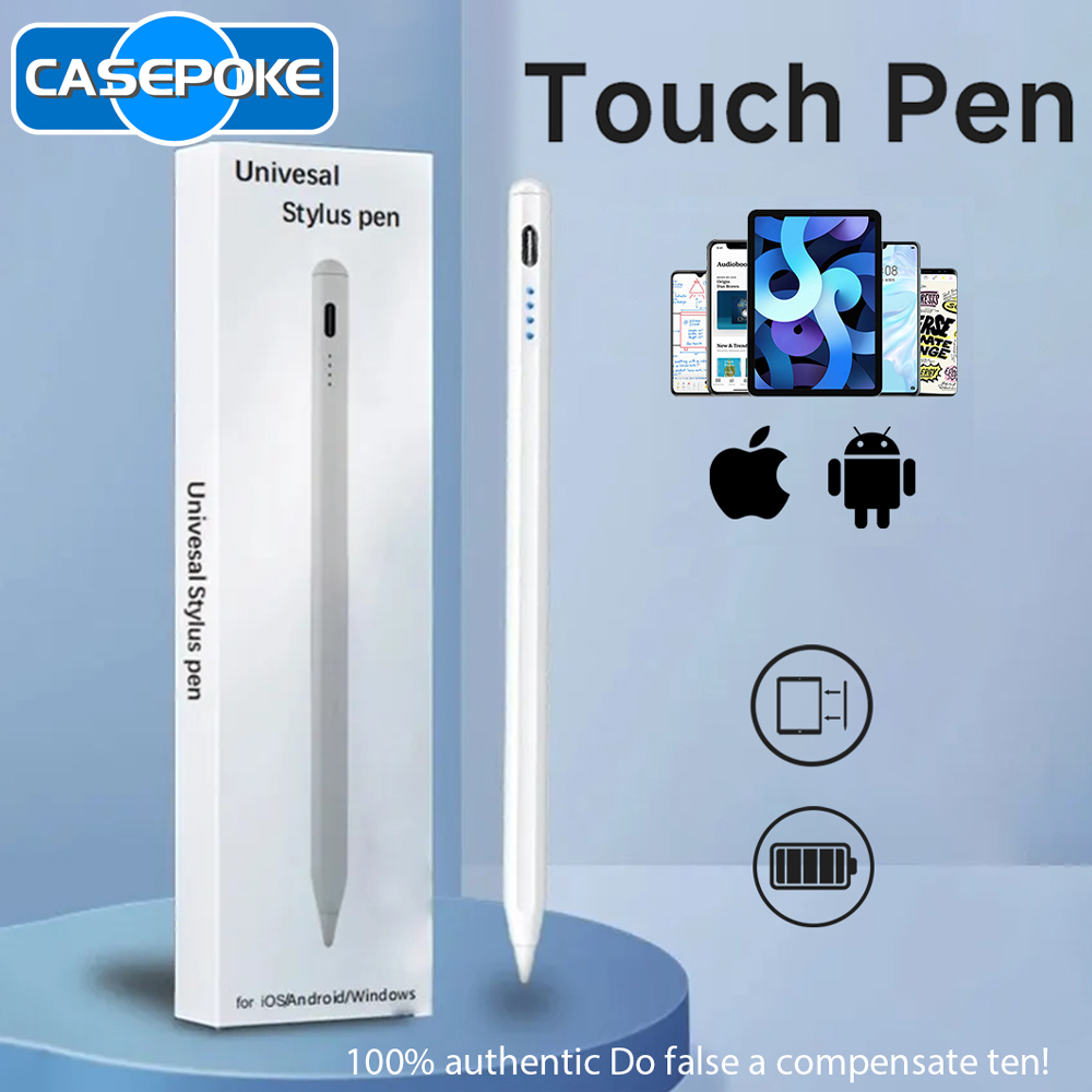 Lápiz óptico para teléfono inteligente Android, tableta, accesorios para iPad, iPhone, bolígrafo táctil universal con estuche para lápices, puntas de lápiz