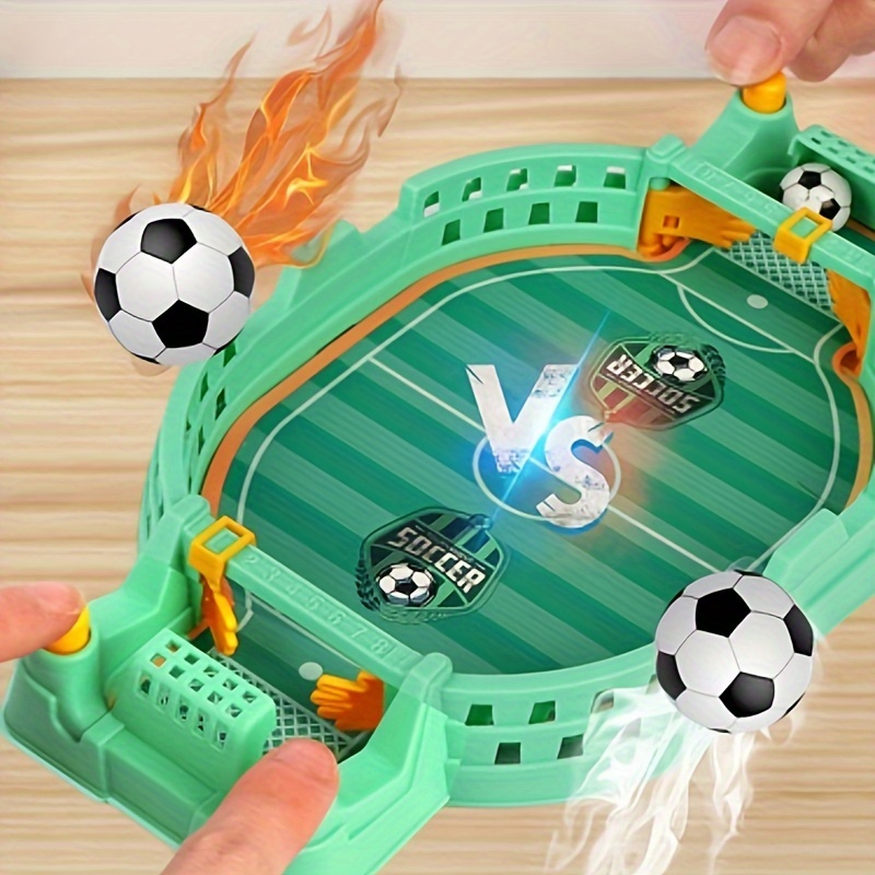 1pc Interactief tafelvoetbalspel Tafelvoetbal Dubbele gevechtstafel Interactief puzzelbordspel
