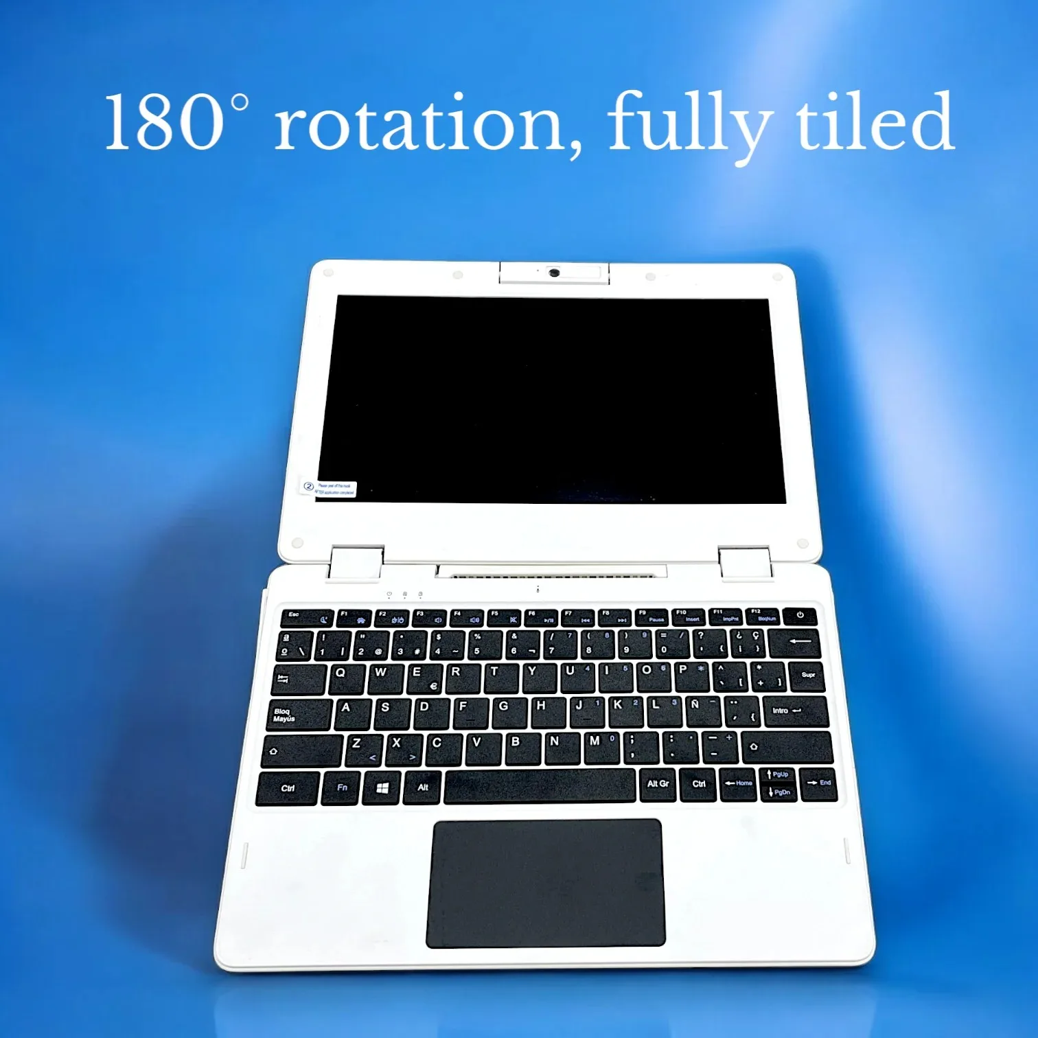 Spanish Keyboard 11.6 Inch Educational Laptop Computer for Students IP54 Intel Celeron CPU Notebook PC