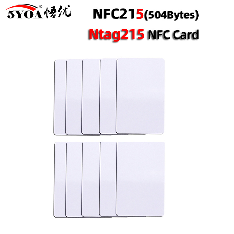 100/50 Stück NFC Ntag215 Kartenmünze 13,56 MHz 215 Kartenetikett RFID-Etiketten 25 mm Durchmesser Box Animal Crossing Card