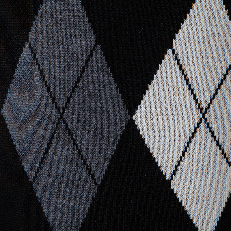 Heren Zachte Trui Vest Lente Herfst Mouwloze Gebreide Trui Man Vader Mode Gebreide Vesten Zwart Grijs Plaid S-2XL