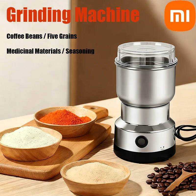 Xiaomi Electric Grinder Multifunctional Spice Coffee Bean Cereals And Herbal Powder Products Household Food Processo forCooking