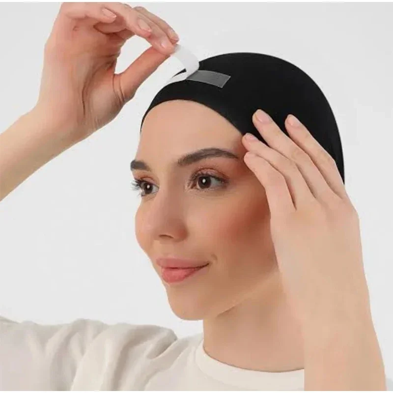 Accesorios para hiyab de moda, estilo con forma de toldo Hijab, perfecto, fácil de usar, cinta de doble cara antideslizante para hacking Hijab informal