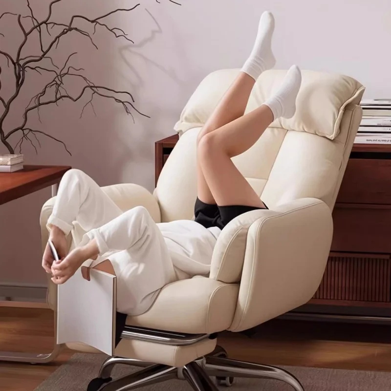 Soft Comfortable Ergonomic Office Chair Lumbar Support Mesh with 4D Adjustable Armrest Headrest Recliner Leisure Chair Recliners