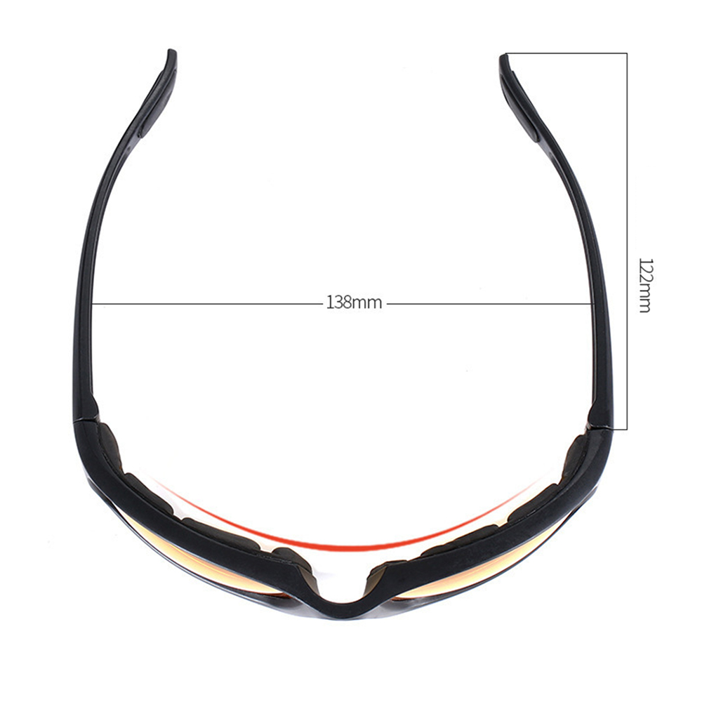 Gafas de protección UV para exteriores, gafas acolchadas Anti-UV, gafas de sol deportivas Unisex, gafas de motociclismo para aventureros