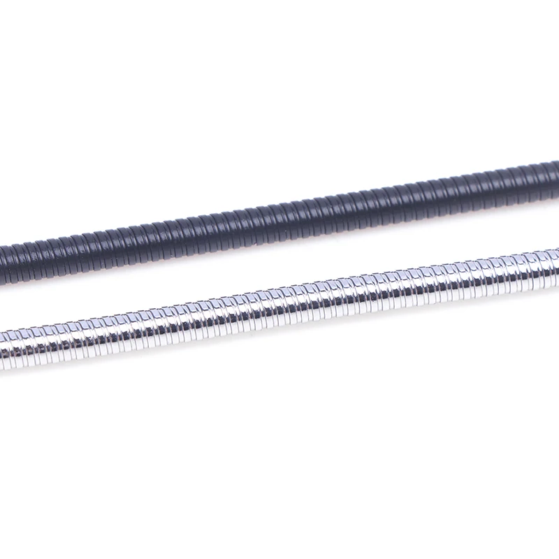 LED M4 nero argento microfono tubo di posizionamento due denti esterni M4 tubo flessibile serpente