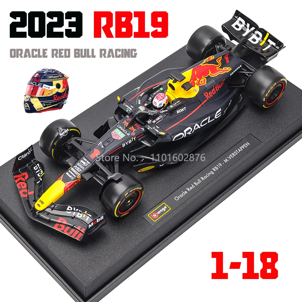 ブーラゴ 1:18 2023 F1 レッドブル レーシング RB19 1 #   フェルスタッペン 11 #    ペレスレーシングモデルシミュレーションカーモデル合金車のおもちゃコレクション